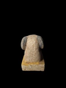Vintage Ram God Khnum Statue: Ancient Egyptian Decor - Image 4