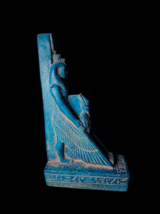 Goddess Isis statue with God Osiris museum statue, unique Isis goddess Statue. - Image 4