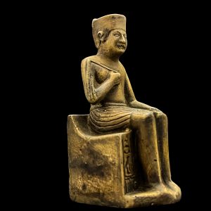 Egyptian King Khufu Statue: Museum Replica - Image 4