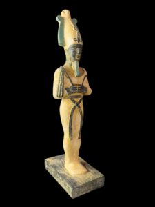 Basalt Egyptian God Osiris Statue: Unique Home Decor - Image 4