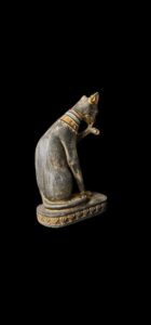 mini Ancient Egyptian Goddess Bastet statue, Home decor statues made in Egypt - Image 4