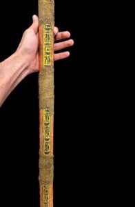 Sceptre staff, Head of Anubis Waz sceptre. Ancient Egyptian waz-scpetre - Image 4