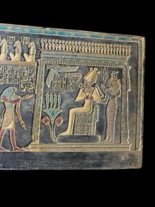 Ancient Egypt Judgment Day Wall Relief with Anubis - Image 4