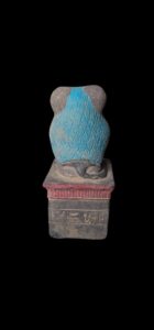 Egyptian Baboon Stone Statue: Museum Replica, Thoth Symbol - Image 4