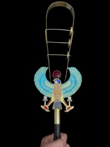 God Horus Sistrum: Ancient Egyptian Musical Instrument - Image 4