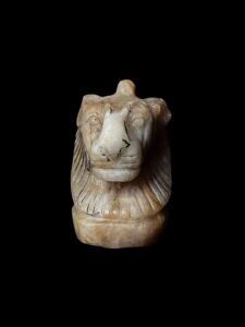 Hand-Carved Agate Sekhmet Pectoral - Egyptian Goddess Pendant - Image 4