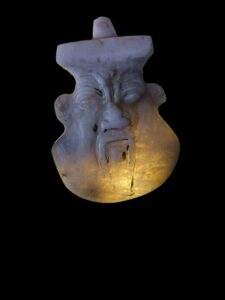 Hand-Carved God Bes Amulet Pendant: Egyptian Decor - Image 4