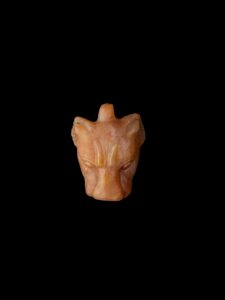Hand Carved Natural Quartz Panther Amulet - Image 4