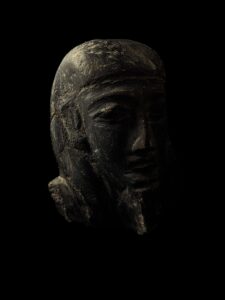Hand carved Sculpture for King Akhenaton from Basalt Stone with Manifest Details - Image 4