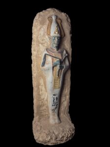 Basalt Egyptian God Osiris Statue: Unique Statuette - Image 4