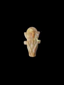 Hand-Carved Goddess Hathor Amulet: Egyptian Artisan Pendant - Image 4