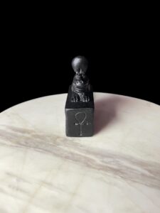 Sobek Amulet: Egyptian Crocodile God Pendant, Natural Stone - Image 4