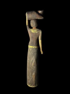 Wooden Ancient Egyptian statue made in Egypt. - Image 4