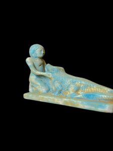 Handmade Egyptian Sobek Statue - Image 4