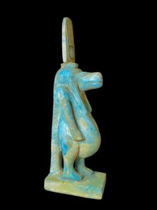 Handmade Egyptian Goddess Taweret Statue: Ancient Hippo Goddess Symbol - Image 4
