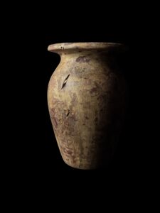 Vintage Egyptian Vase: Ancient Inscriptions, Home Decor - Image 4