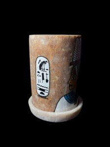 Egyptian Alabaster Vase: Cleopatra Home Decor - Image 4