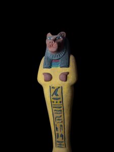 Egyptian Goddess Sekhmet Statue: Colorful Statuette Made in Egypt - Image 4