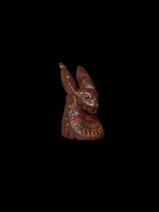 Goddess Unut Amulet: Egyptian Rabbit Stone Statue - Image 4