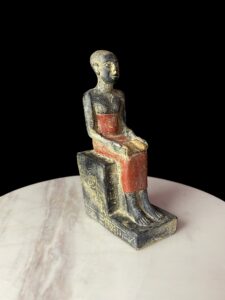 Museum Imhotep Statue - Ancient Egyptian Engineer Imhotep - the builder of Djoser's unprecedented step pyramid complex - Image 4