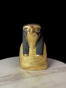 Egyptian God Horus Statue: Falcon God of the Sky, Fiber Glass Art - Image 4