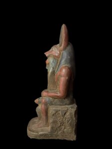 Jackal God Anubis statue made in Egypt, Egyptian Anubis sculpture. - Image 4