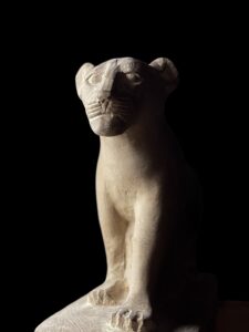 Alabaster Sekhmet Statue Box: Ancient Egyptian Goddess Decor - Image 4