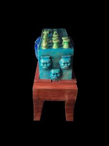 Egyptian Senet Board Game: God Bes, Winged Isis, Scarab Beetle - Image 4