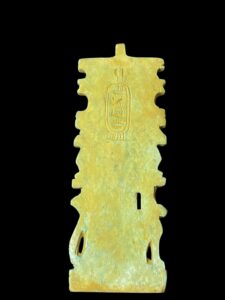 Goddess Bastet Amulet: Egyptian Baboon, Cobra, Osiris Djed Pillar - Image 4