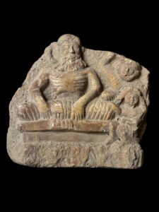 Mesopotamia art for Lamassu statue - Assyrian sculpture amulet - Image 4
