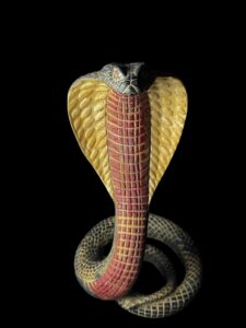 Ancient Egyptian Uraeus cobra statue, snake gifts for Snakes lovers - Image 4