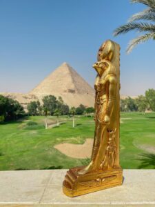 Rare Falcon Egyptian God Ra Statue: God of Sun & Sky - Image 4