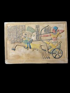 Ramses II Battle of Kadesh Relief: Historic Chariot Scene - Image 4