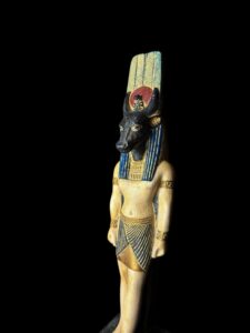 Manifest Handmade Goddess Hathor Statuette , Statue for the Egyptian Goddess Venus - Image 4