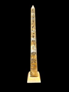 Large Egyptian Obelisk with Ancient Hieroglyphics: Customized Inscriptions - Image 4