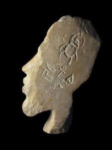 Handmade Egyptian King Akhenaton Statue: Solid Stone Sculpture - Image 4