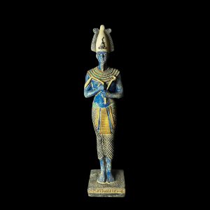 Basalt Egyptian God Osiris Statue: Unique Statuette - Image 4