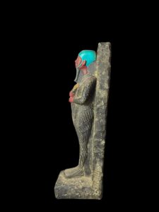 God Ptah Statue: Rose & Black Granite Egyptian Replica - Image 4