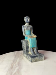 Museum Imhotep Statue - Ancient Egyptian Engineer Imhotep - the builder of Djoser's unprecedented step pyramid complex - Image 4