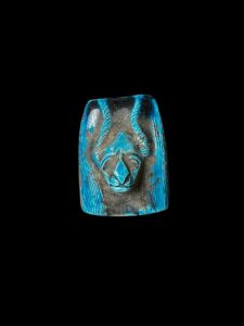 Hand-Carved Gemstone Sekhmet Pendant: Egyptian Spiritual Amulet - Image 4