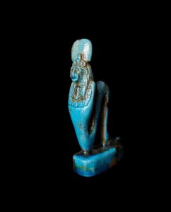 Egyptian Sekhmet Statue: Lion Goddess with Cobra Body - Image 4