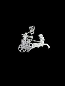 Ramses II Battle of Kadesh Necklace: Egyptian Chariot Amulet - Image 4