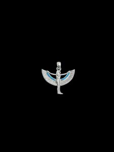 925 Sterling Silver Goddess Isis Pendant Egyptian Goddess , sterling silver necklace for Goddess , Isis Pendant made of pure silver. - Image 4