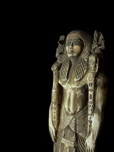 Stone Egyptian God Anubis Statue with King Tutankhamun - Image 4