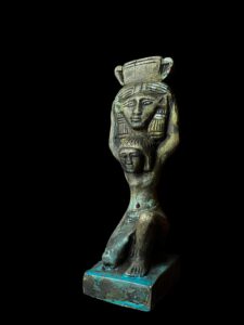 Manifest Handmade Goddess Hathor Statuette , Statue for the Egyptian Goddess Venus - Image 4