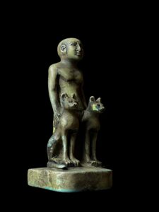 Ancient Egyptian Goddess Bastet statue, Home decor statues made in Egypt - Image 4