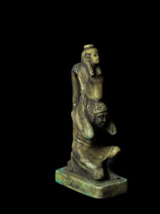 Manifest Handmade Goddess Hathor with cobra body Statuette , Statue for the Egyptian Goddess Venus - Image 4