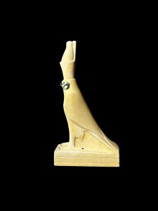 Egyptian God Horus Statue: Falcon God of the Sky, Stone Art - Image 4