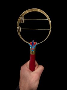 Egyptian Sistrum: Ancient Musical Instrument with Ankh Cross - Image 4