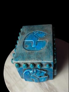 Egyptian Goddess Sekhmet Box: Eye of Horus, Scarab Beetle Symbol - Image 4